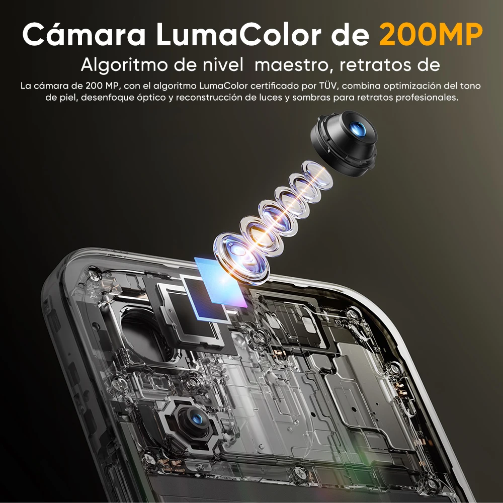 Realme 16 Pro Smartphone 5G 8GB+256 | 8GB+512GB，Dimensity 7300 Max,Pantalla AMOLED 144Hz,Batería 7000mAh Cámara 200MP,192g ultra ligero 7
