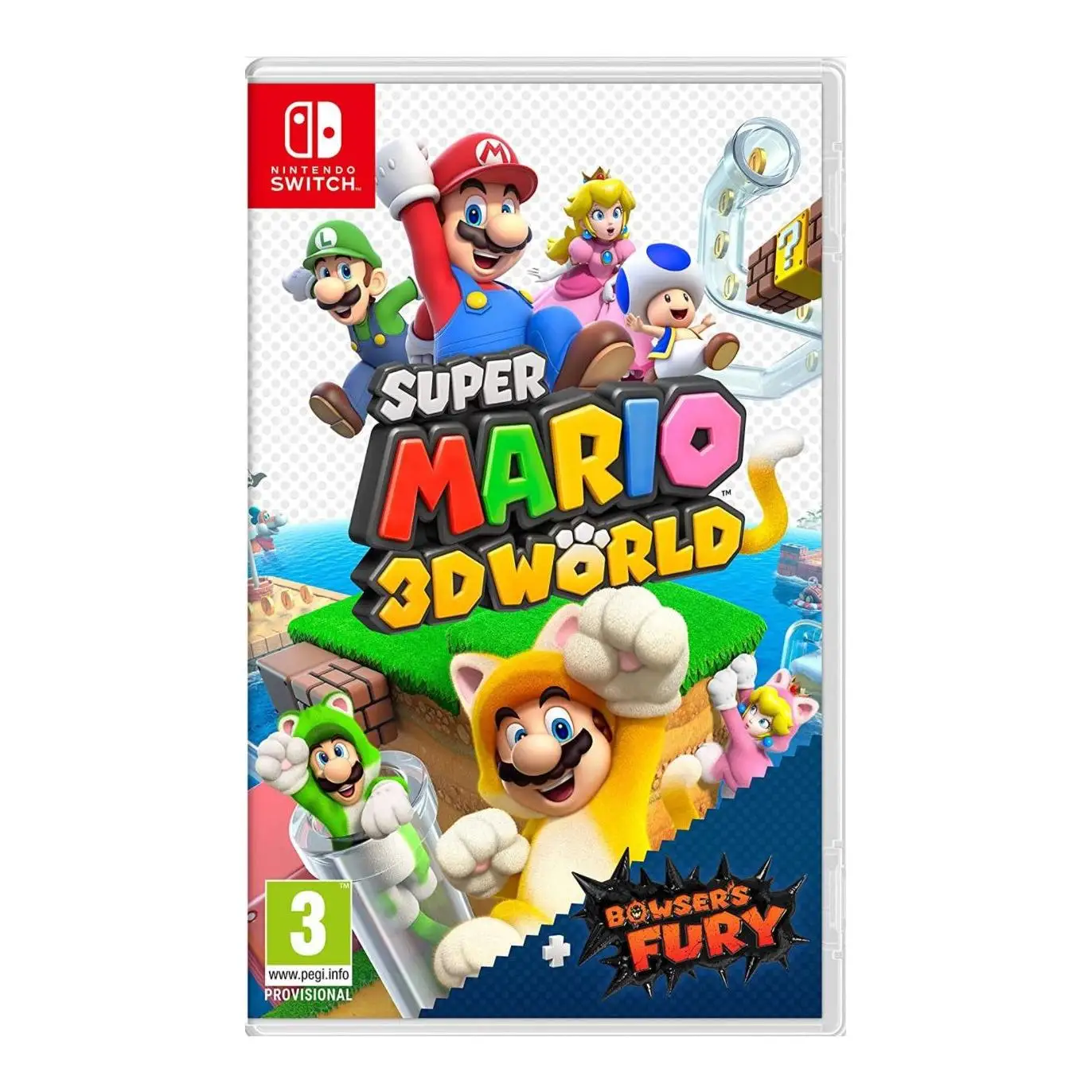 Nintendo switch game-super mario 3d world + bowsers fury