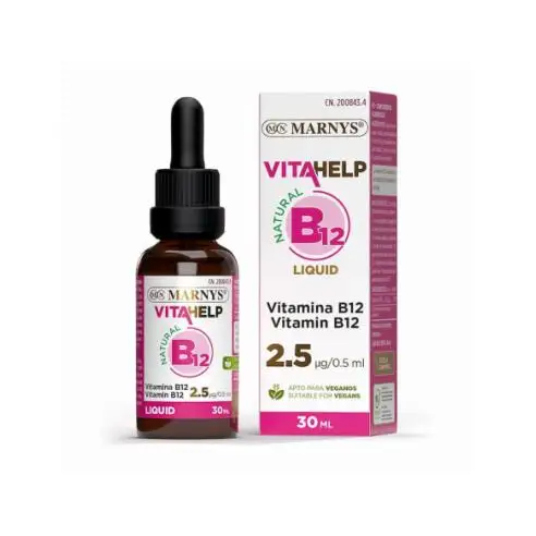 Marnys Vitamina B12 Líquida Complemento Alimenticio 30ml - Sistema Inmune y Energía