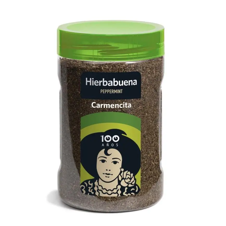 Carmencita hierbabuena en hojas bote 200 gramos