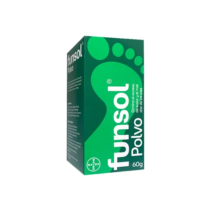 FUNSOL 60 G POLVO - Desodorante en polvo para pies