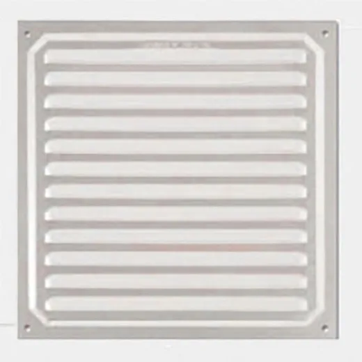 Rejilla para butano de aluminio con fijación mediante tornillos o adhesiva, ideal para chimenea eléctrica y cubre radiador, uso en ventilación y sistemas de calefacción