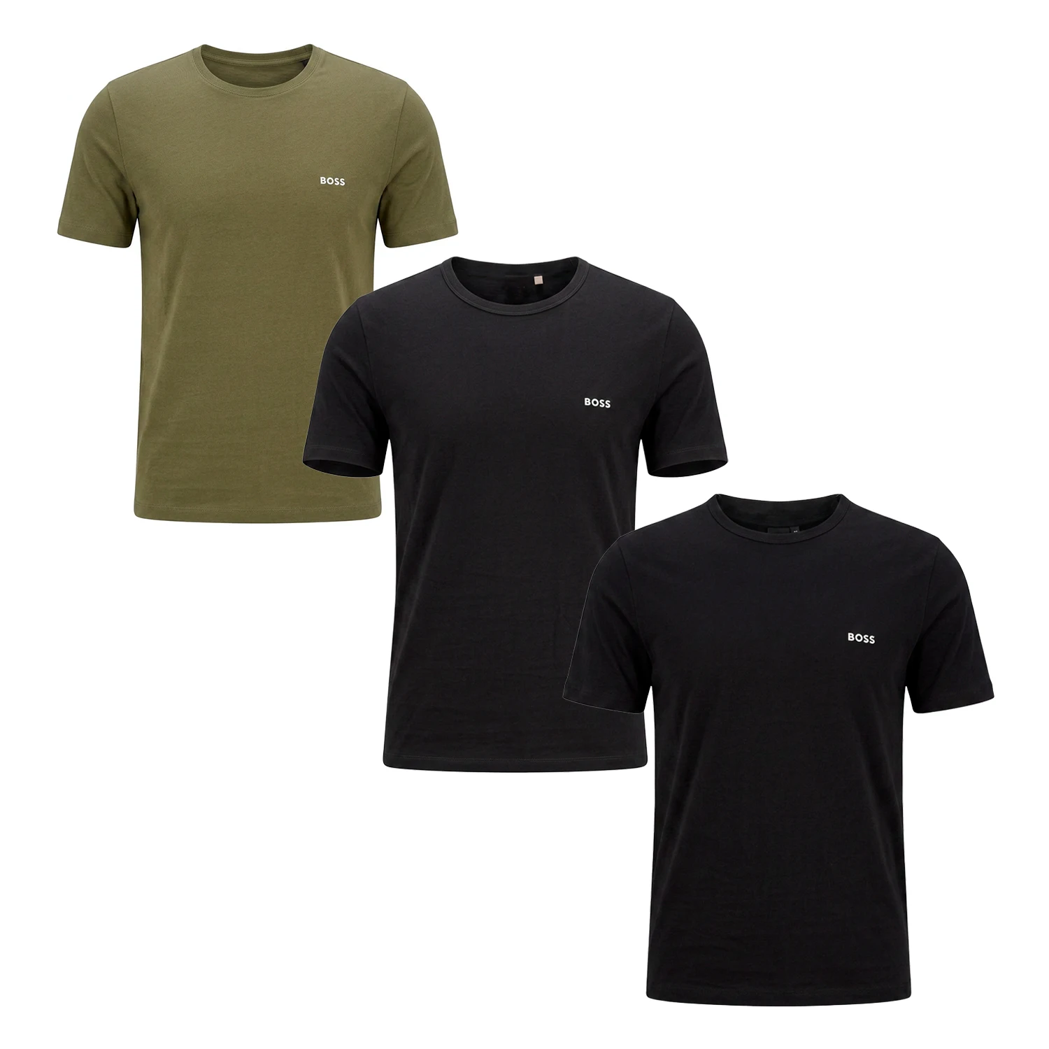 Hugo Boss-Pack 3 Camisetas Interiores Hombre Manga Corta 50532811