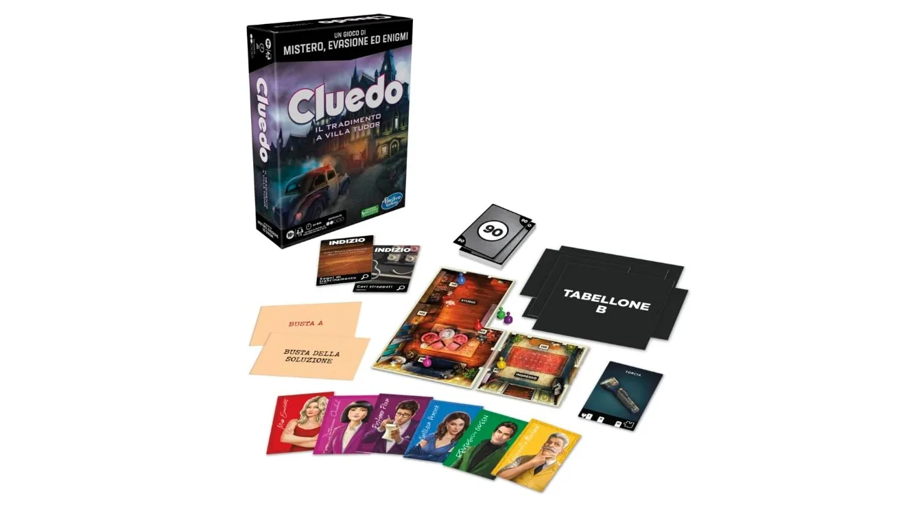 Caja del juego Cluedo Escape