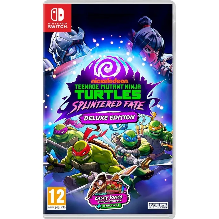 Juego Teenage Mutant Ninja Turtles Splintered Fate Deluxe Edition para Nintendo Switch PAL EU - Nuevo Original Precintado