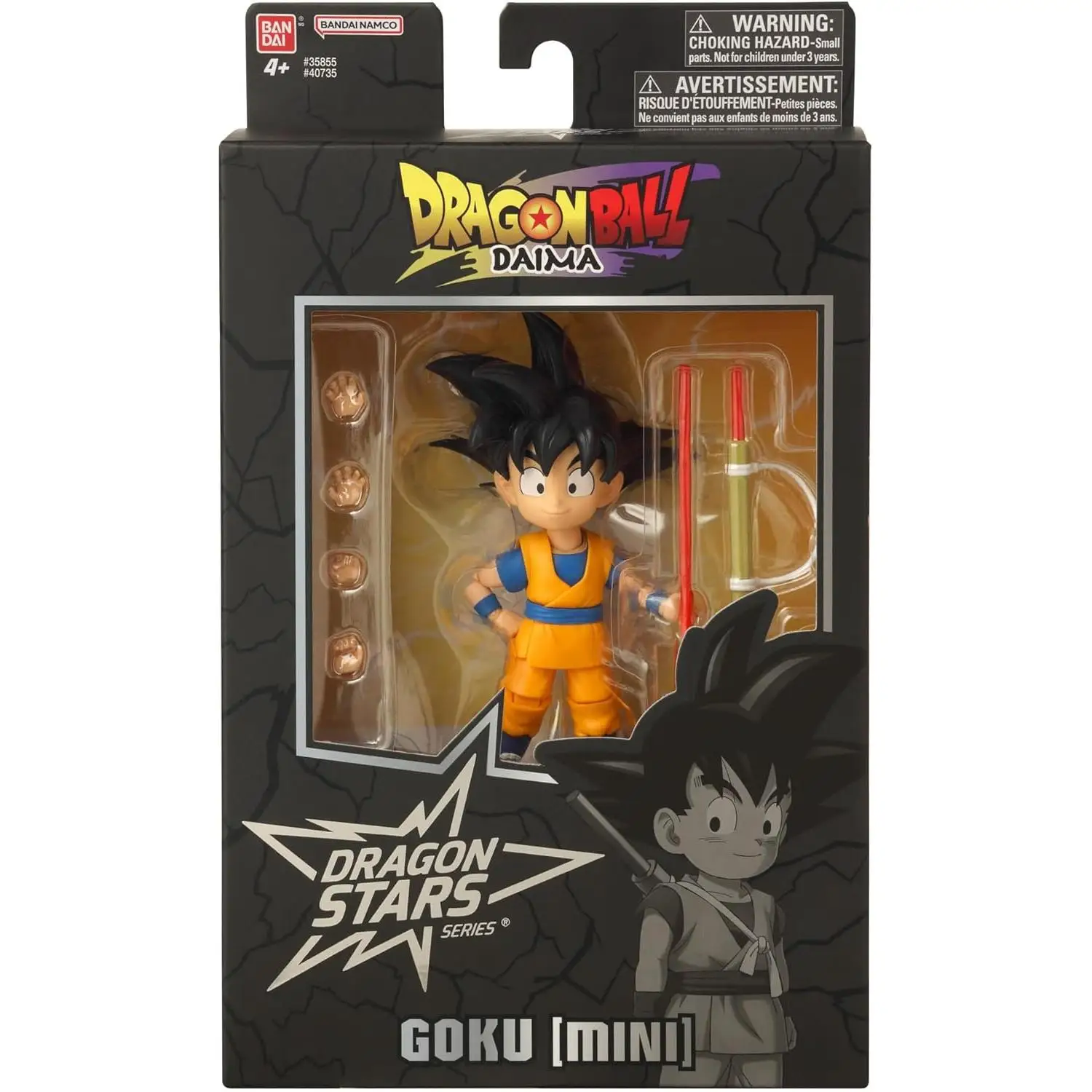 BANDAI Dragon Ball Daima Figura de Acción Dragon Stars Kid Goku de 17 cm, Inspirada en la Nueva Serie de Televisión Dragon Ball Daima 2024