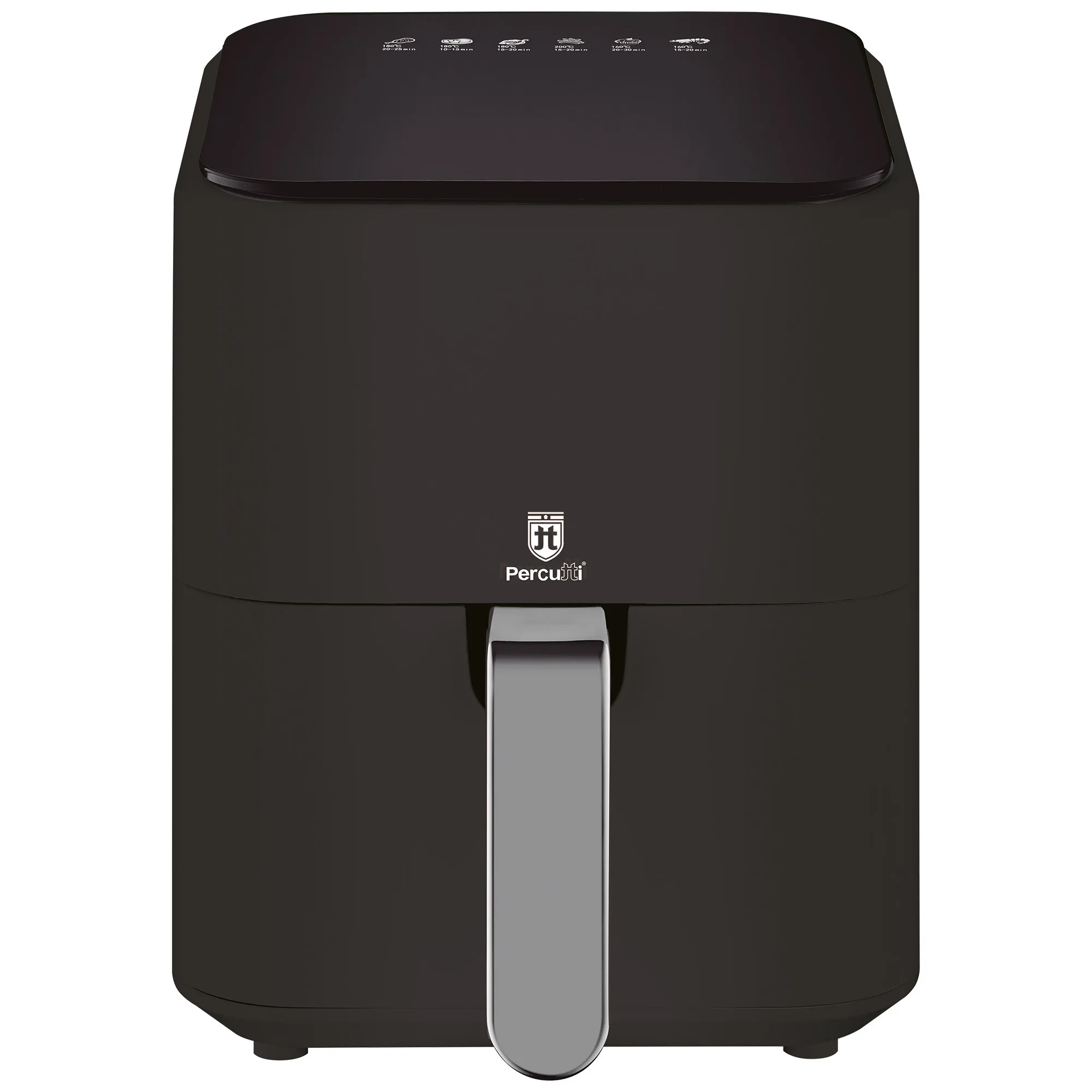 Freidora de Aire Sin Aceite Percutti 4L 1200W con display digital, temperatura regulable 80º-200º y tecnología de cocción saludable – Air Fryer compacta y fácil de usar