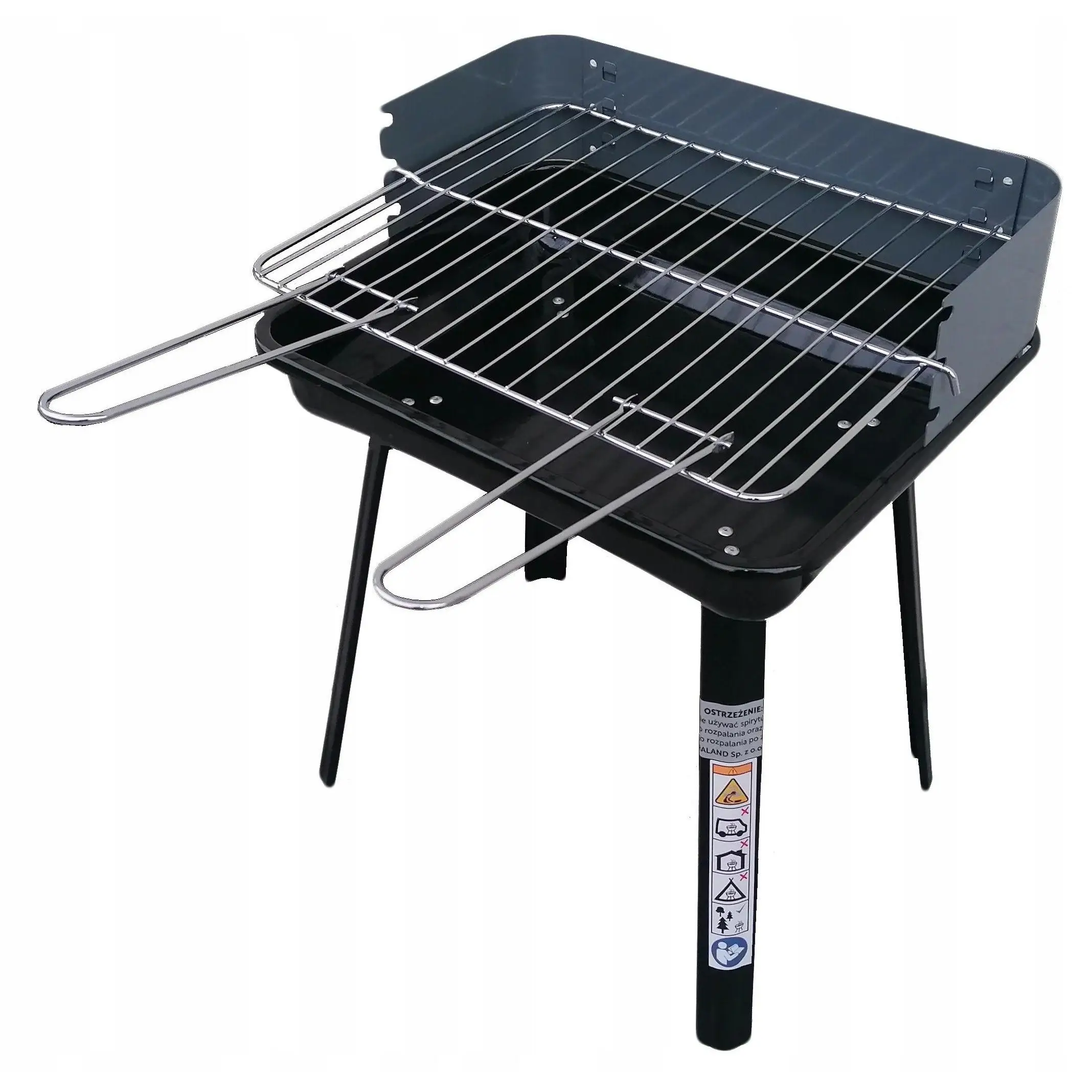 Parrilla Rectangular Plegable Master Grill MG936: Diseño compacto, montaje sin herramientas y materiales de alta calidad para asados ​​eficientes al aire libre ​