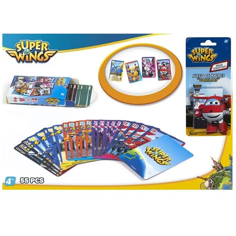 Molto Baraja Cartas Super Wings - Juegos de Cartas Divertido