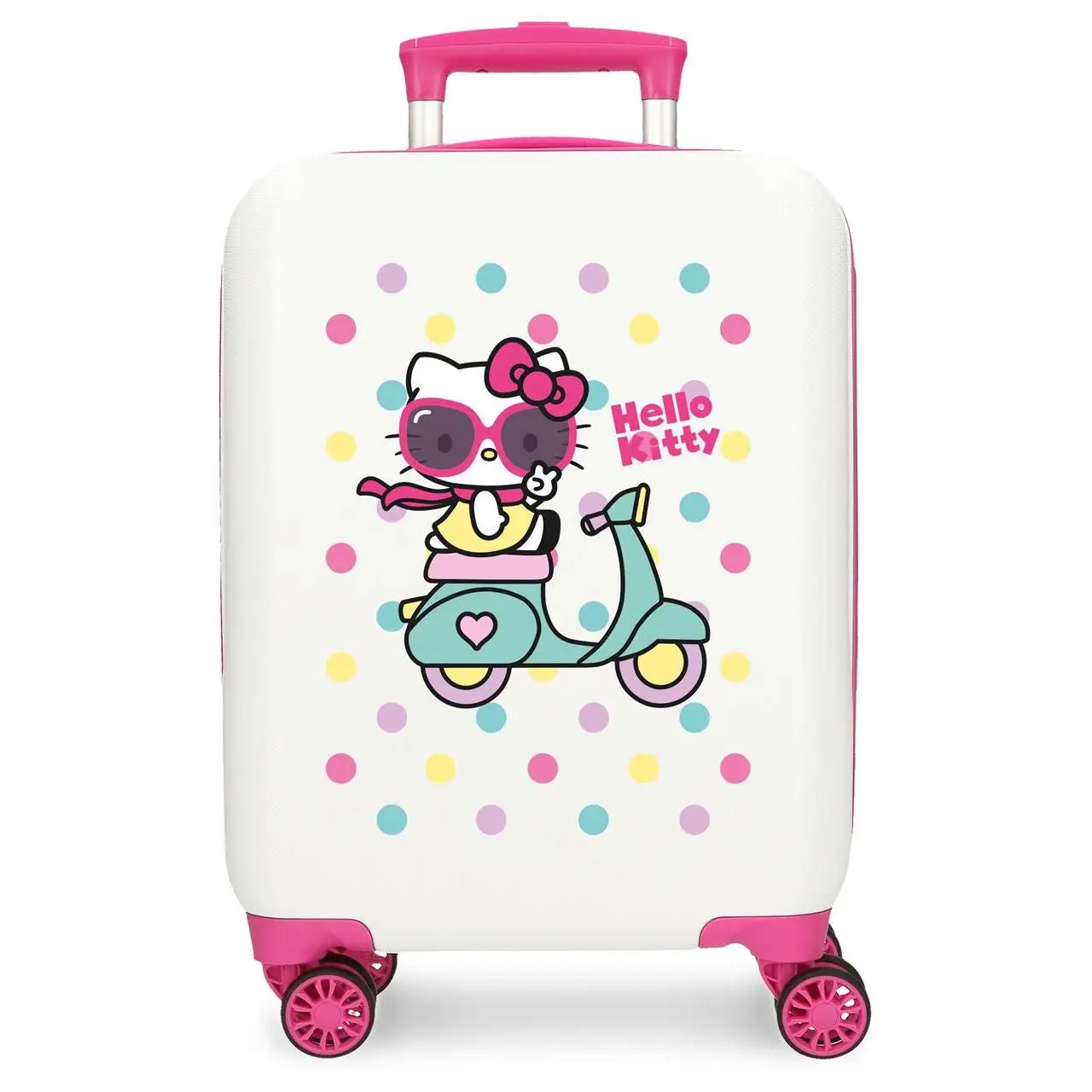 Hello Kitty Maleta De Cabina ABS Rígida Girl Gang Rosa