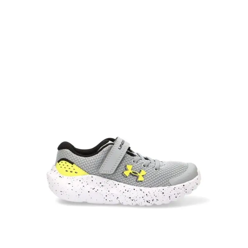 Zapatillas Running Under Armour - Niño - Suela Plana - Modelo 3027104 - Color Gris