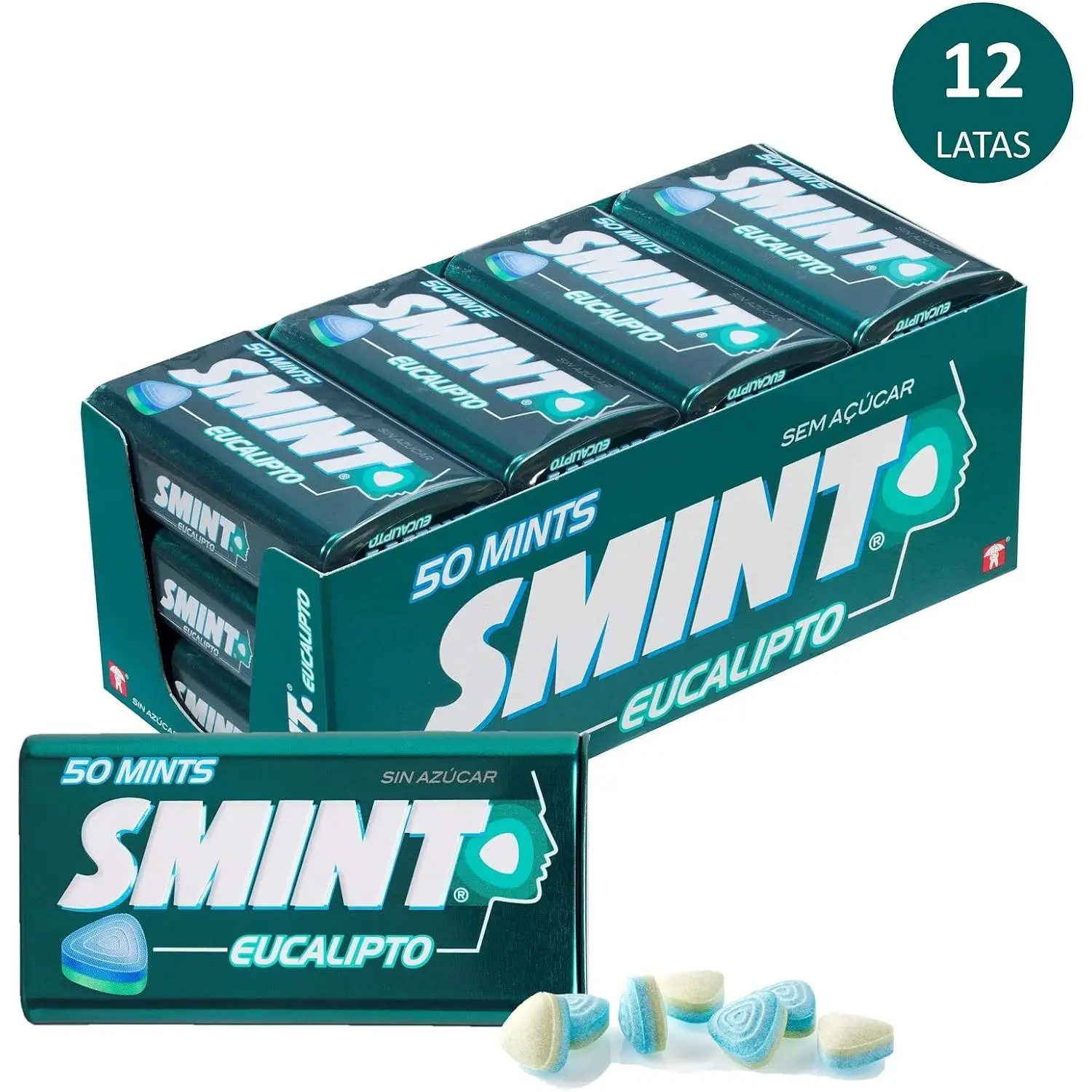 Smint eucalyptus-refreshing candies-12x35gr