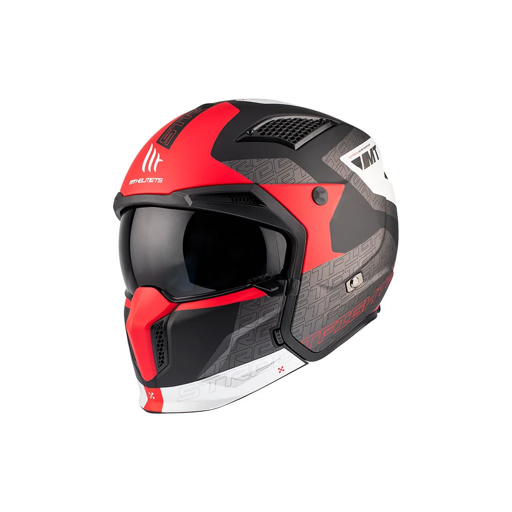 Motorcycle helmet Trial Tr902Bsv Streetfighter Sv MT HELMETS