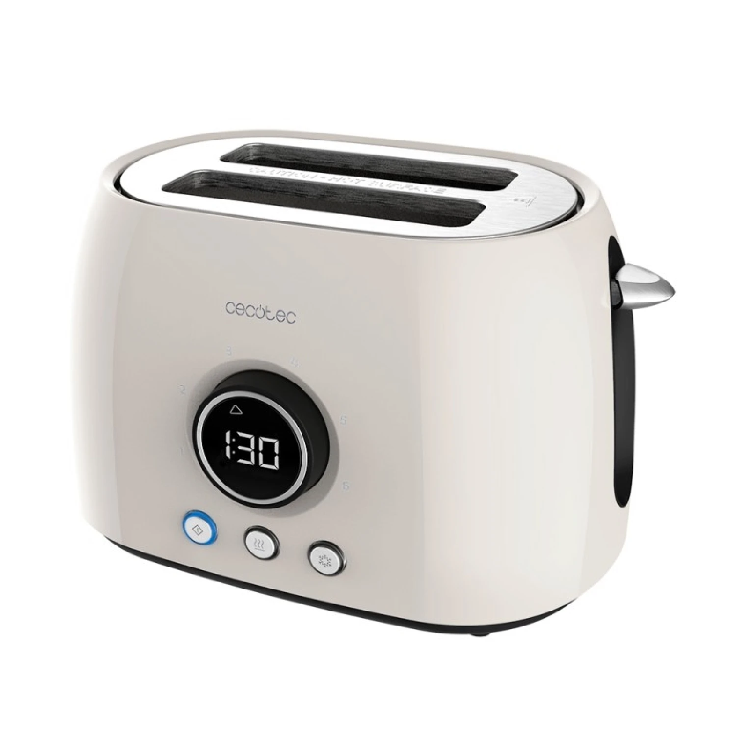 Cecotec Beige Tostador Vertical Tostador Vertical Digital Classictoast 8000 Double