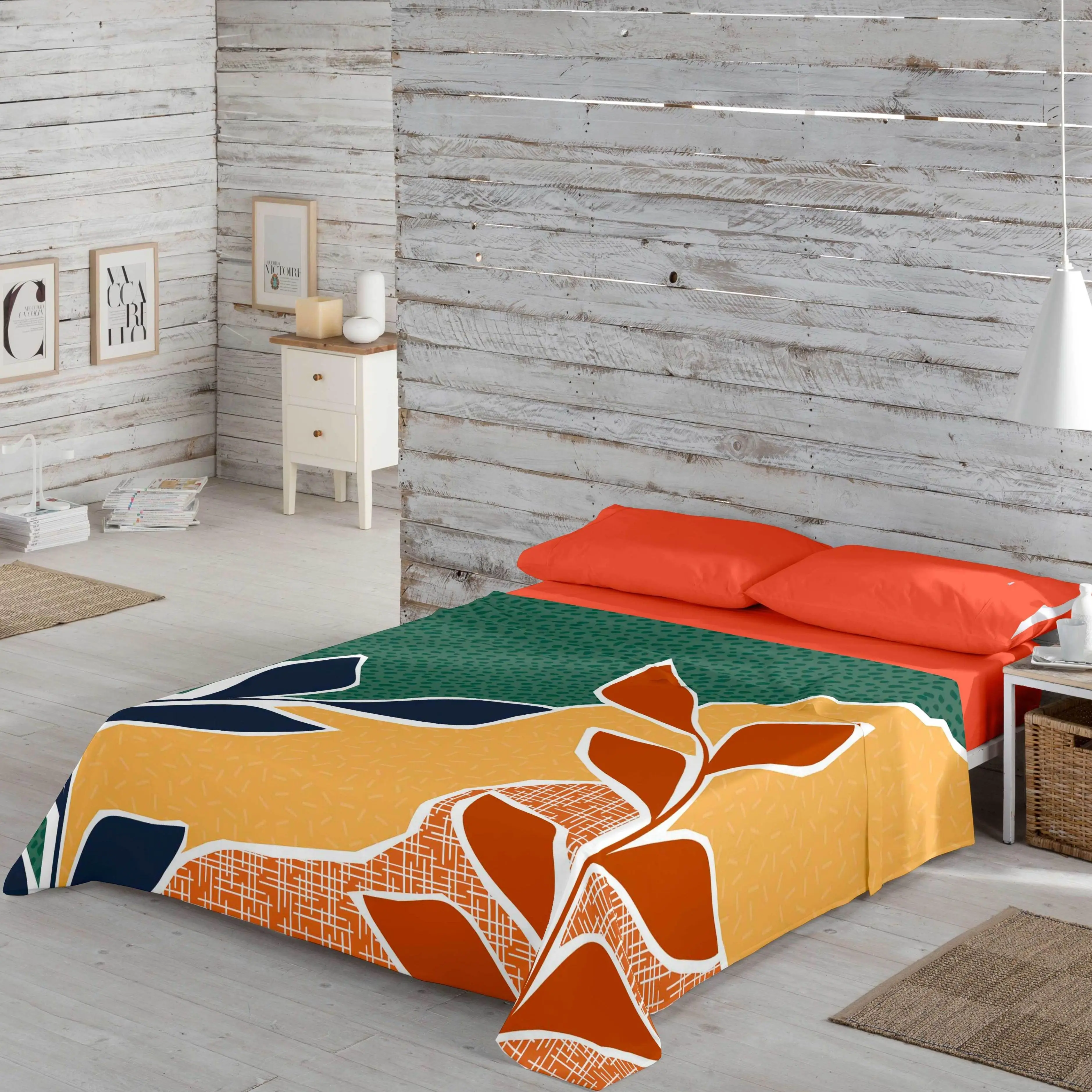 ICEHOME - Juego de sábanas Estampadas 2/3 piezas - Algodón Extra Suave - Fabricado en España - Cama 90/135/180 – ALDO