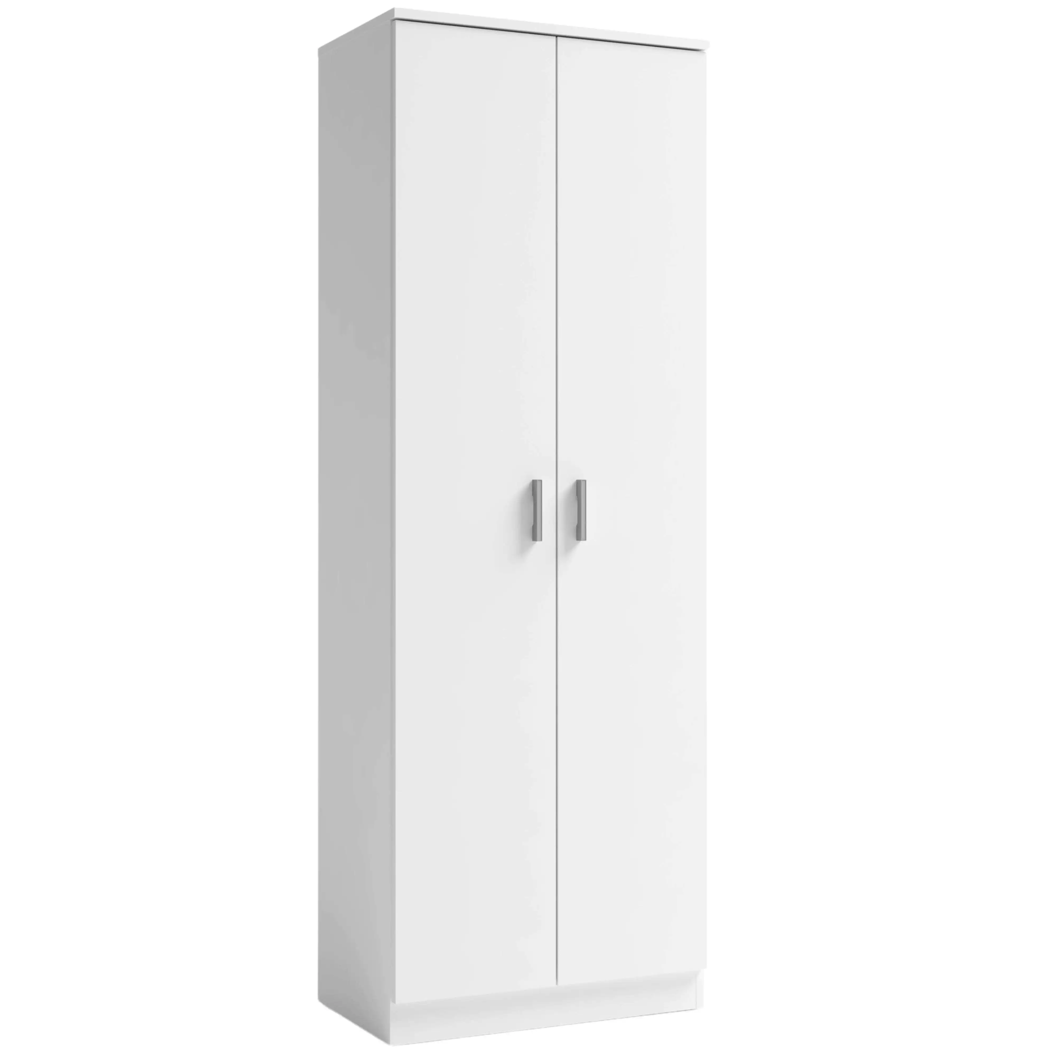 Miroytengo Mueble Zapatero Recibidor Armario Auxiliar Blanco 2 Puertas 6 Estantes 60cm