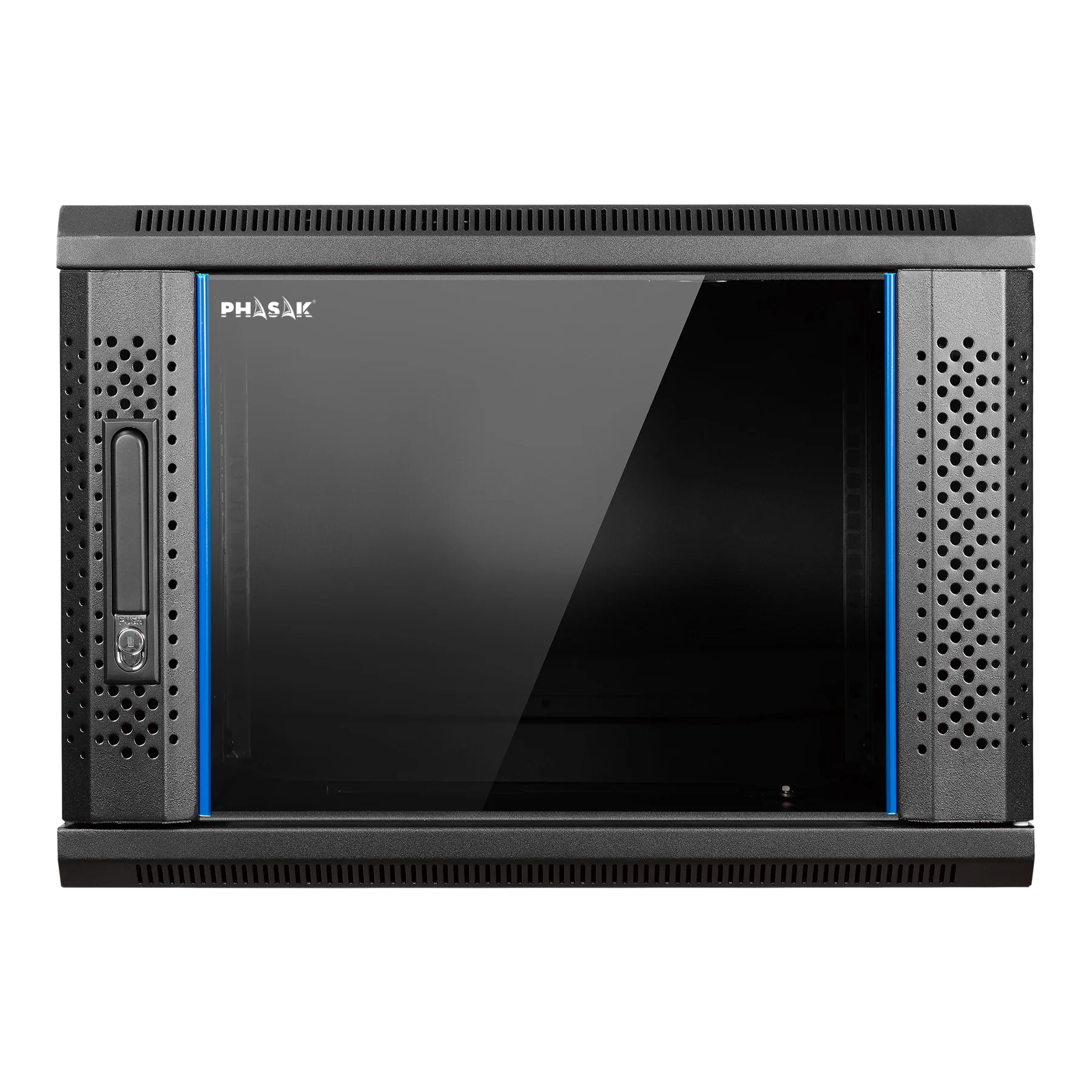 Rack Mural 19" PHASAK Pro 9U 600x450 – PHO 2109D | Desmontado