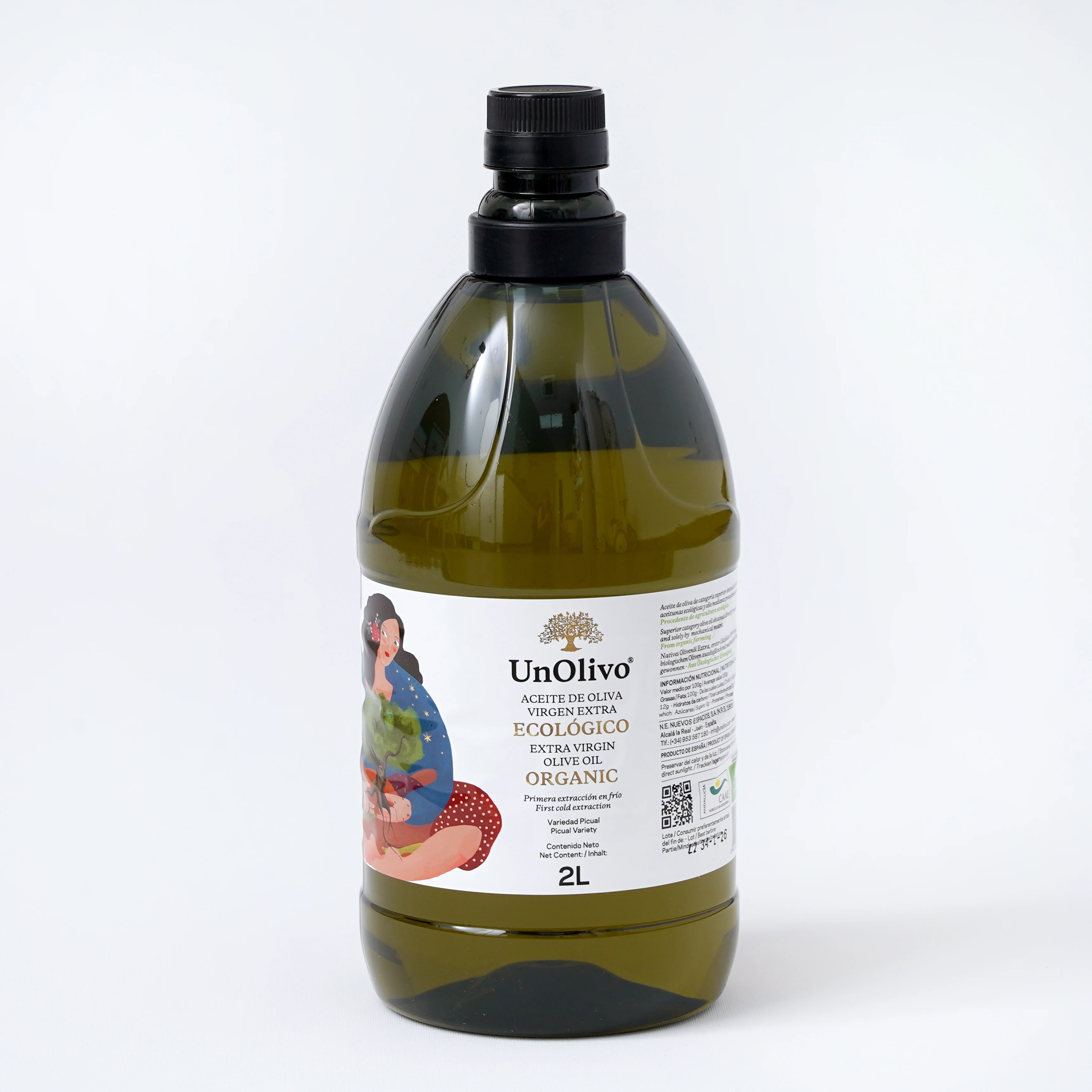 UN OLIVO ACEITE DE OLIVA VIRGEN EXTRA ECOLOGICO PET 2 LITROS