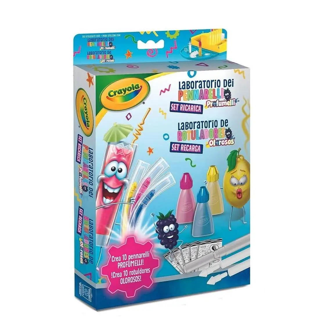 CRAYOLA - Juego de Recarga Laboratorio de Rotuladores Olorosos