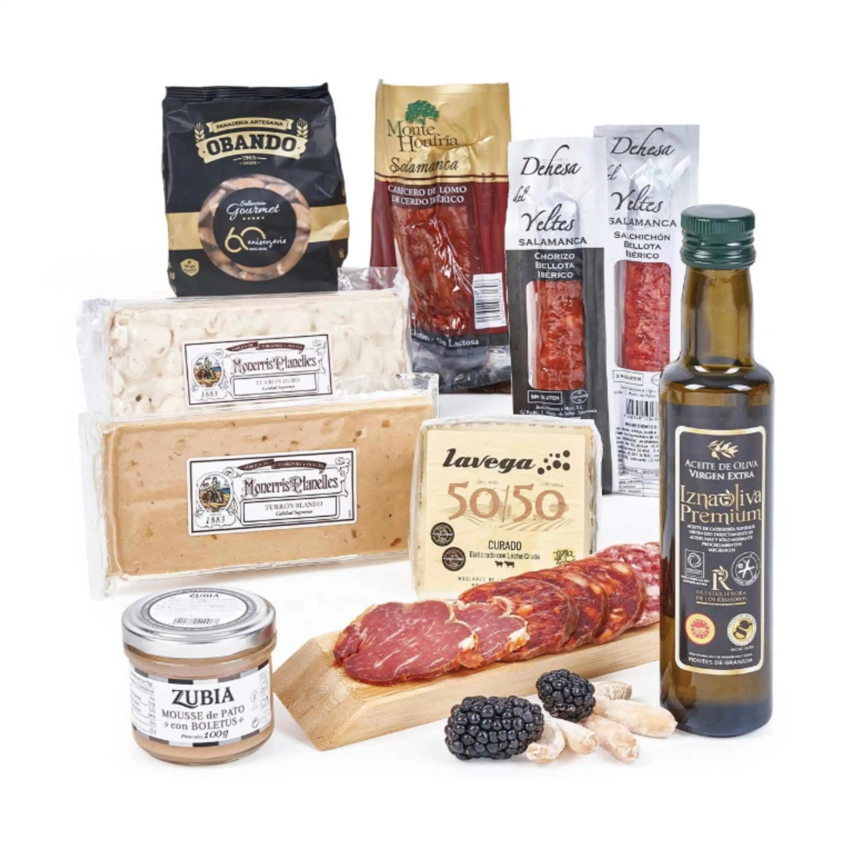 Lote 220 Cesta de Navidad: Lote Gourmet Sin Alcohol con Queso Curado y AOVE Premium - Ibéricos a domicilio gourmet