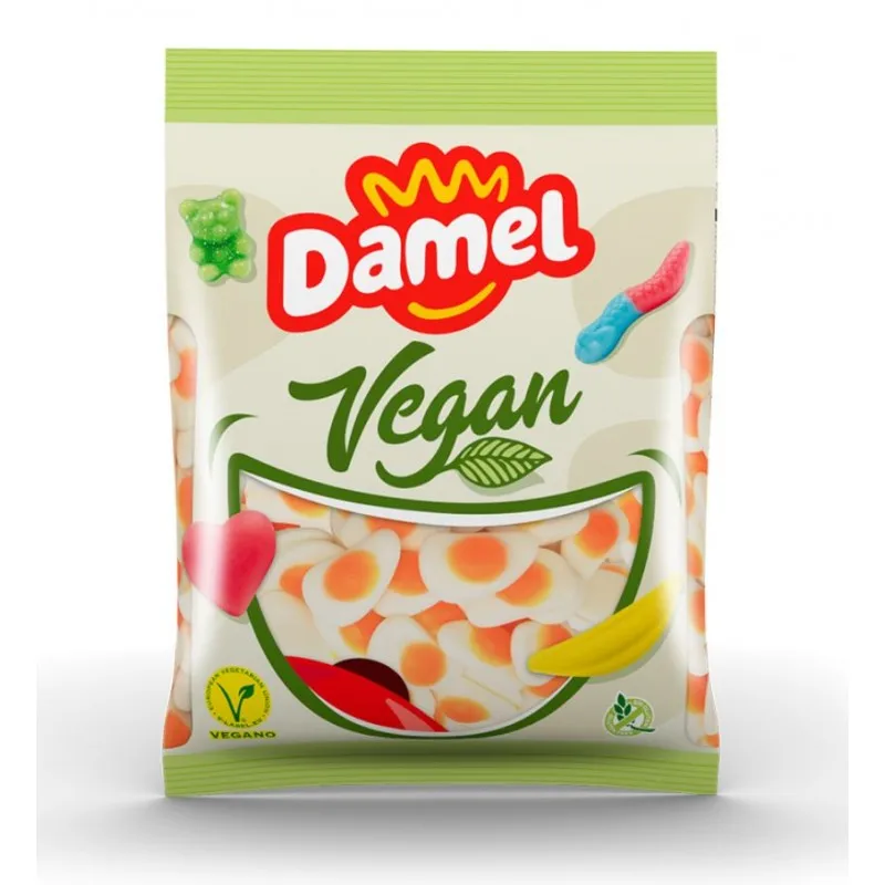 Golosina Vegana Damel Huevos Fritos - Bolsa 1kg