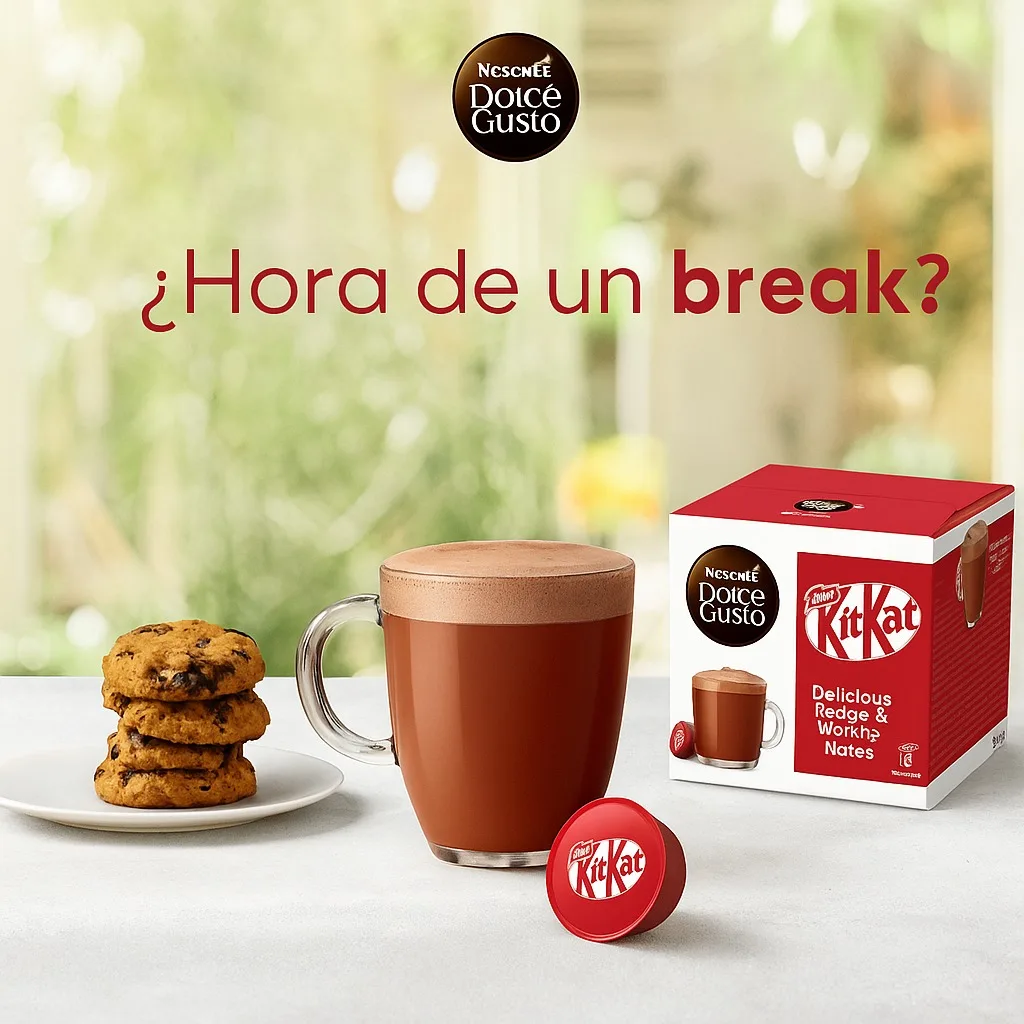 Dolce gusto nescafé ®   Kitkat hot cocoa – 48 capsules (3 boxes) |   Exclusive presentation