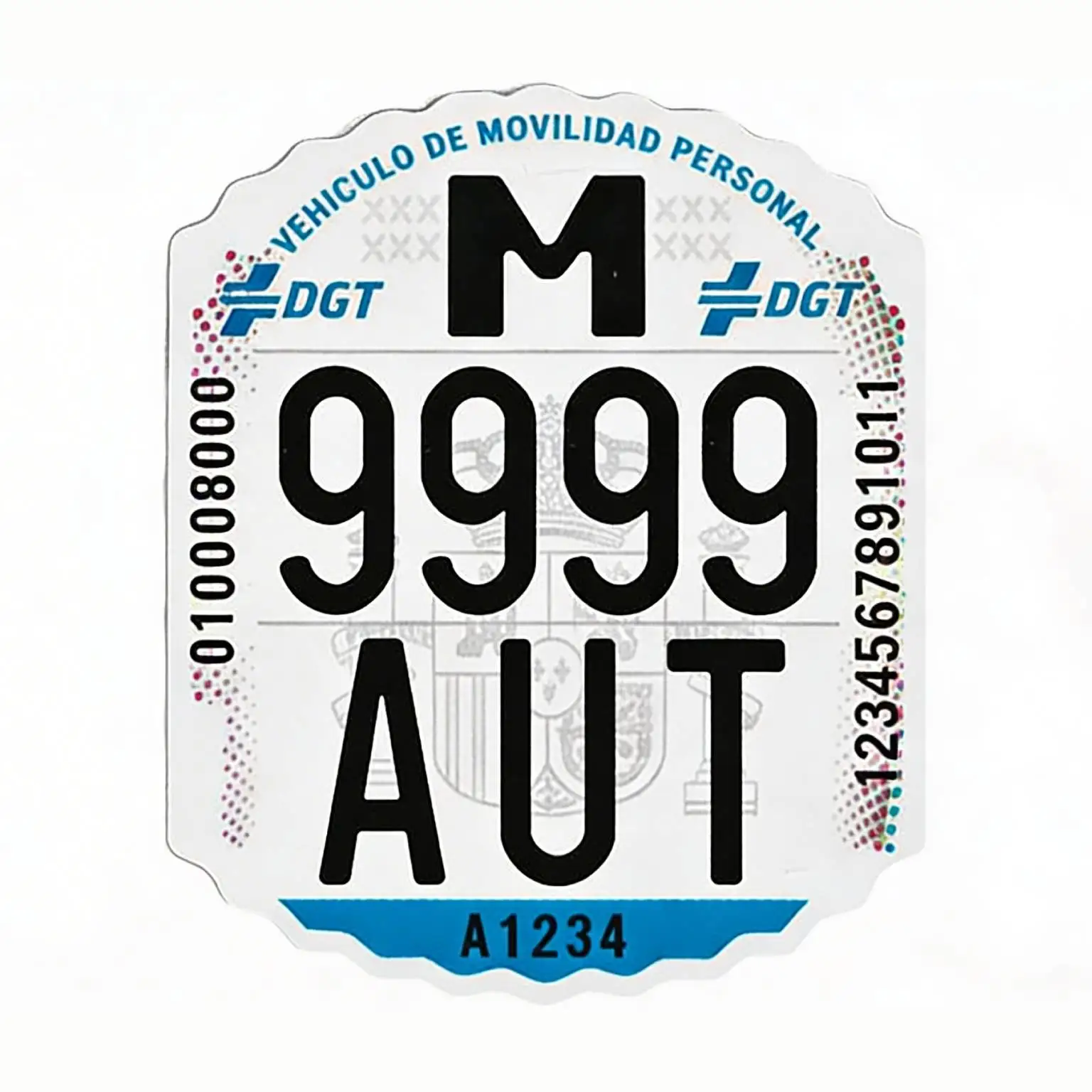 Matrícula Patinete Eléctrico VMP Homologada DGT – Placa Identificativa Vehículo Movilidad Personal Obligatoria 2026