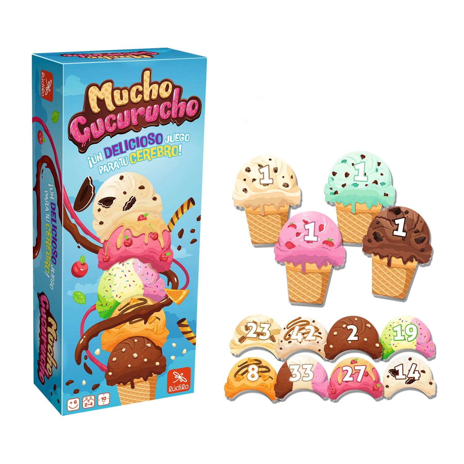 Ludilo-Lots of Cucurucho Table Games Children 6 Years Or More Educational Games 6 Years Or More Children's Games 2 to 4 Players Game Table 10 Min #1