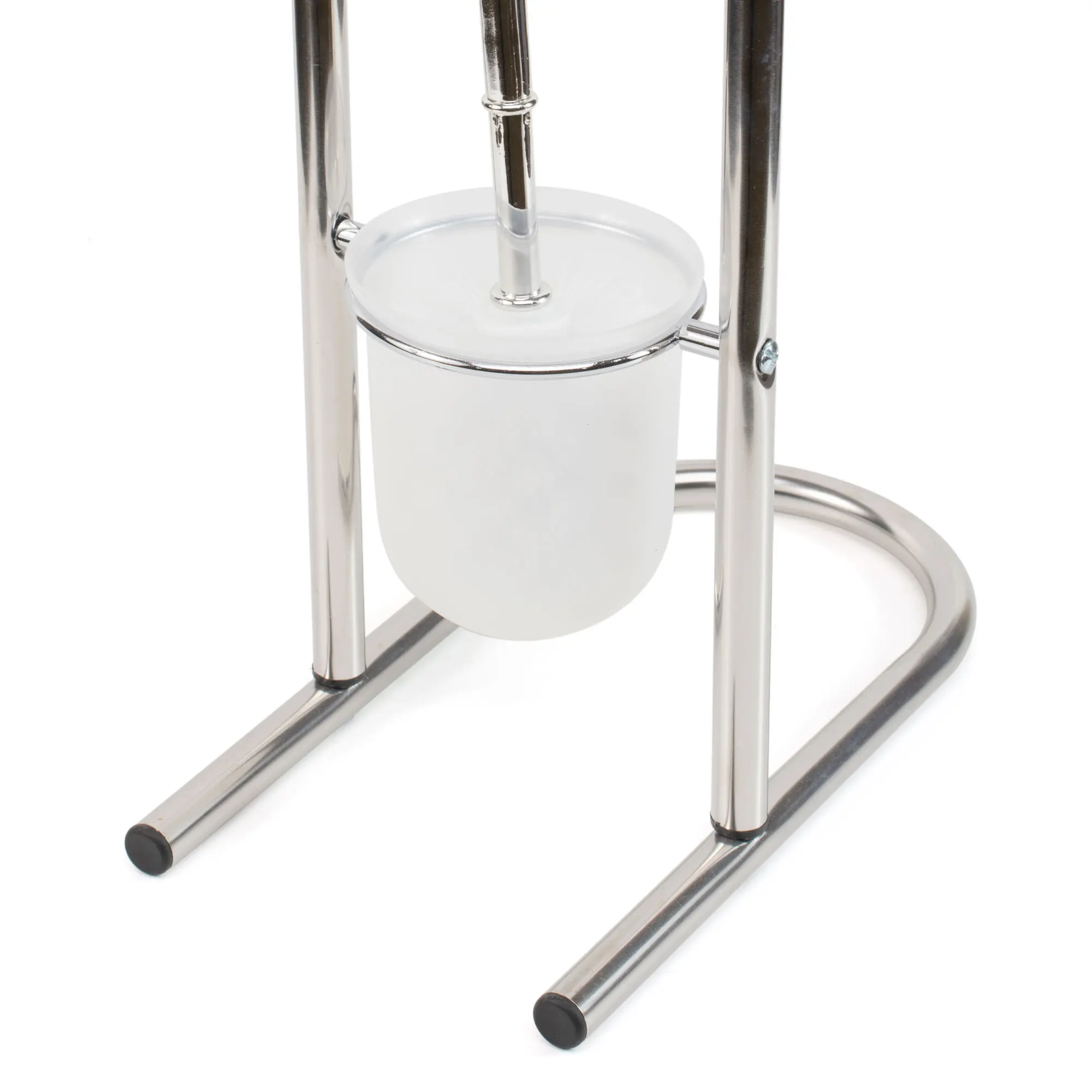 The Secret Home Stainless Steel Toilet Paper Holder - Floorstanding, space-saving design for small bathrooms, water-resistant, with a stable base to prevent slipping, easy to clean. Ideal bathroom decor. #5