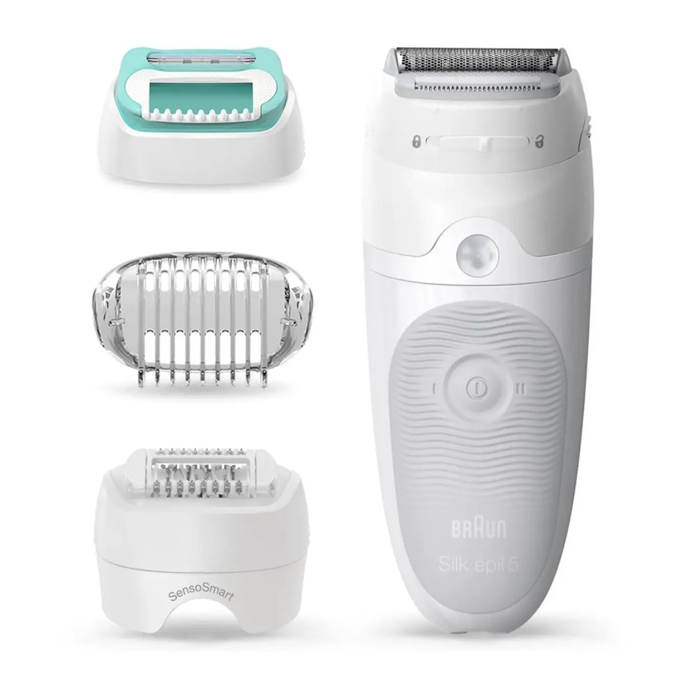 BRAUN SES5625 Depiladora para mujer Silk-épil 3 en 1 Wet & Dry, color Gris y blanco