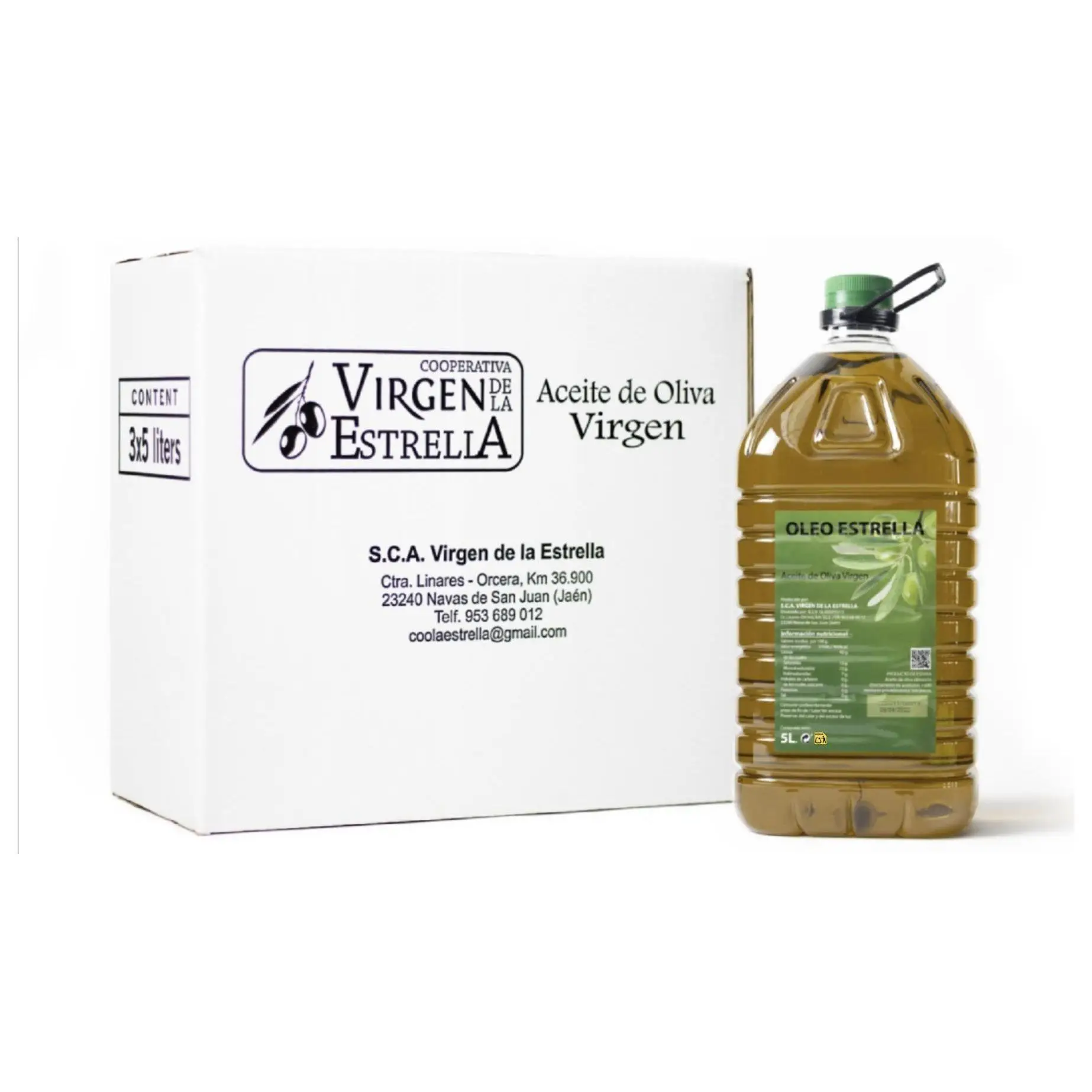 3x5L Aceite de Oliva Virgen 🌿