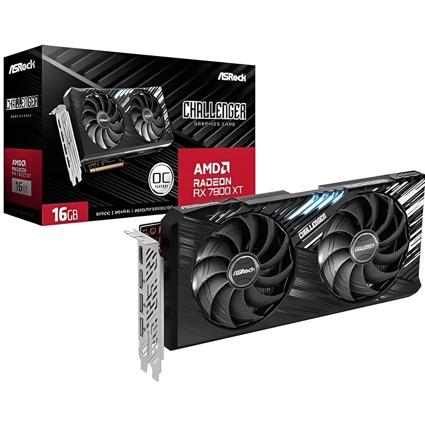 Asrock Challenger Radeon RX 7800 XT AMD 16 GB GDDR6