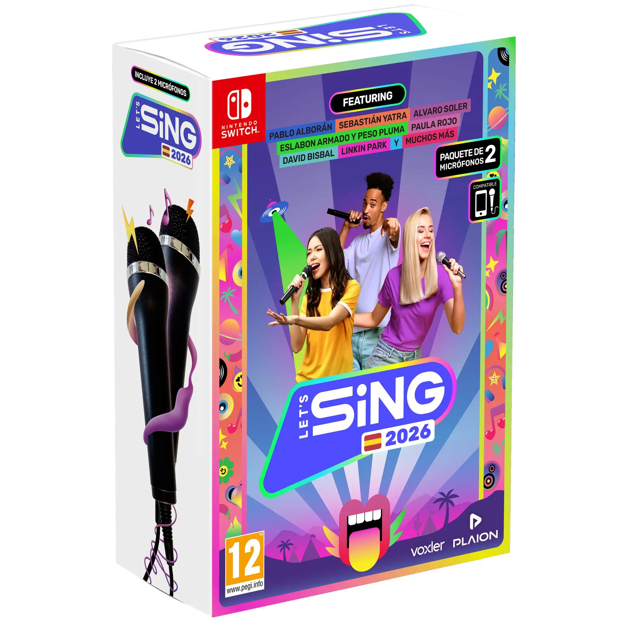Lets Sing 2026 + 2 Micros - Nintendo Switch - Nuevo Precintado - PAL España