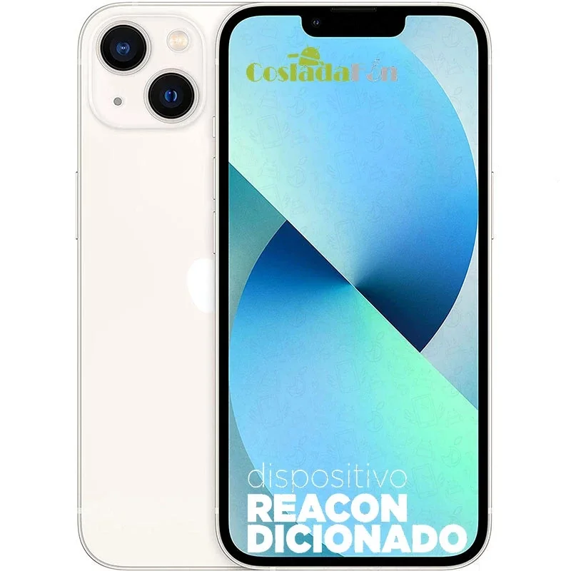 Apple Iphone 13 128Gb Starlight (Blanco) REACONDICIONADO Estado A. 2 años de garantía