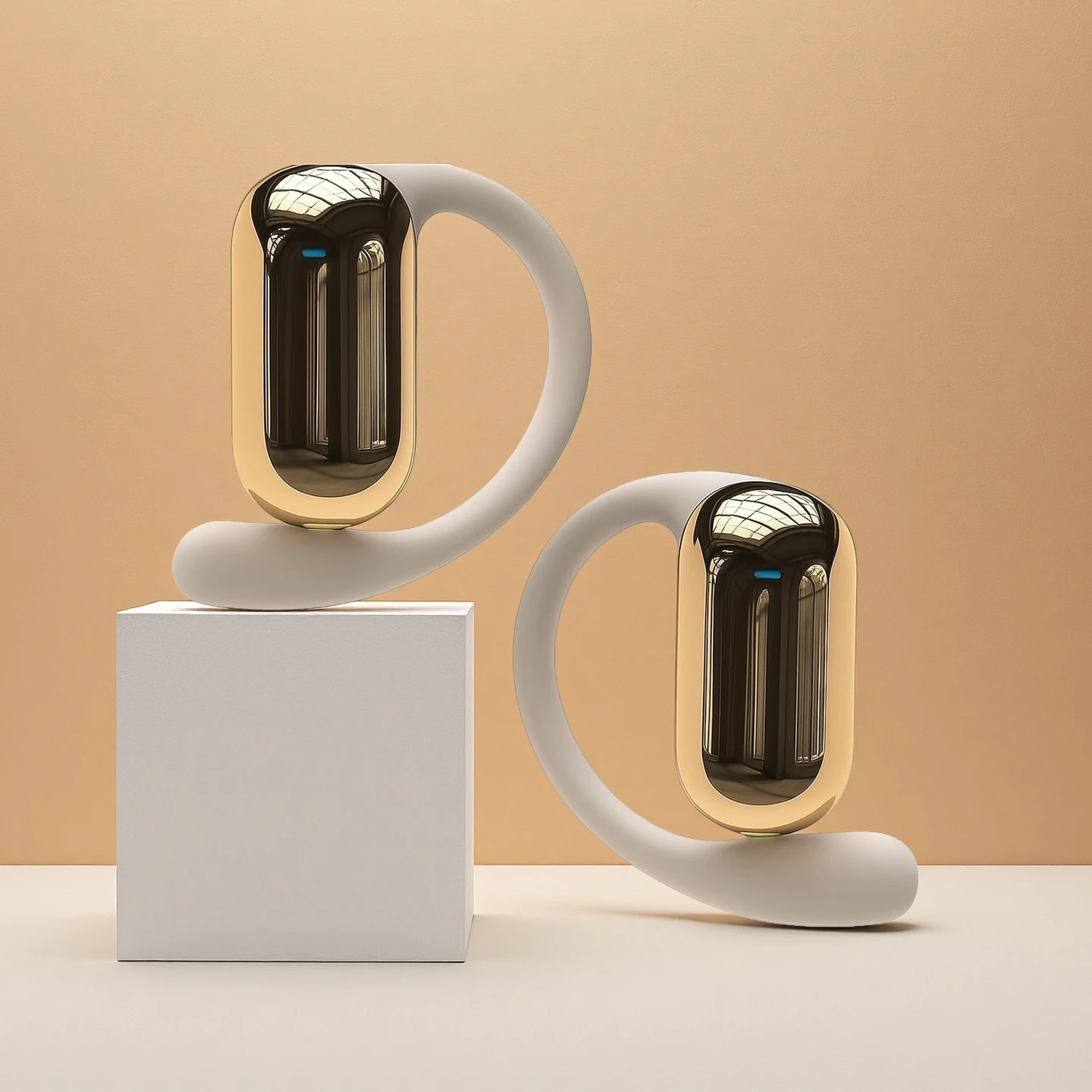 سماعات بنقل العظام TEISCHE بلوتوث V5.4 بطارية 500 مللي أمبير 50 ساعة تشغيل تصميم مريح خفيف الوزن مقاومة للماء IPX7 عزل الضوضاء مثالية للرياضة والأنشطة الخارجية - 2