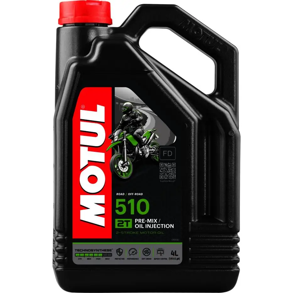 Aceite Lubricante Mezcla 510 2T 4L Para Motores De Alto Rendimiento 104030
