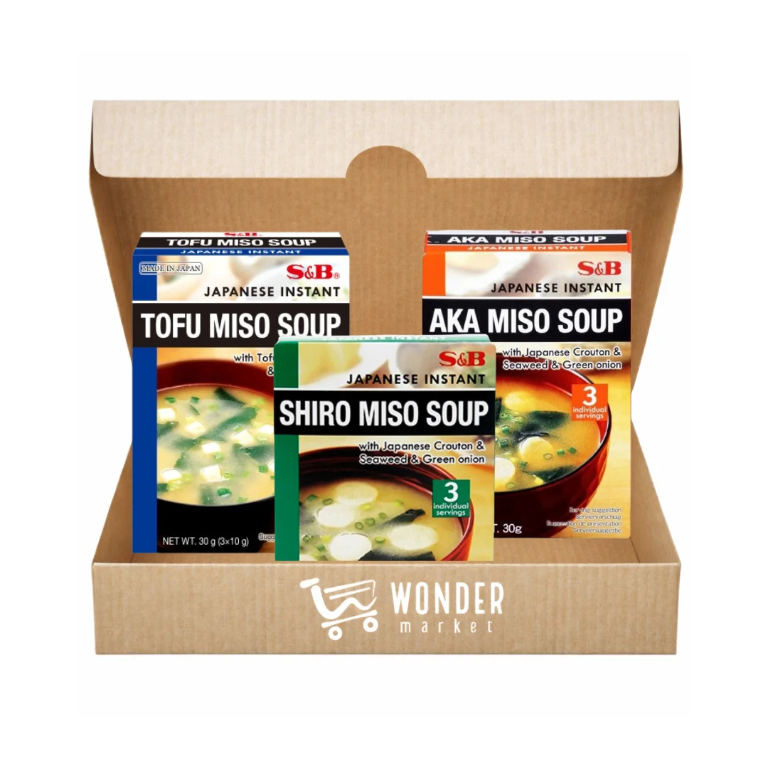 Wondermarket sopas japonesas instantáneas de miso - instant Japanese miso soups