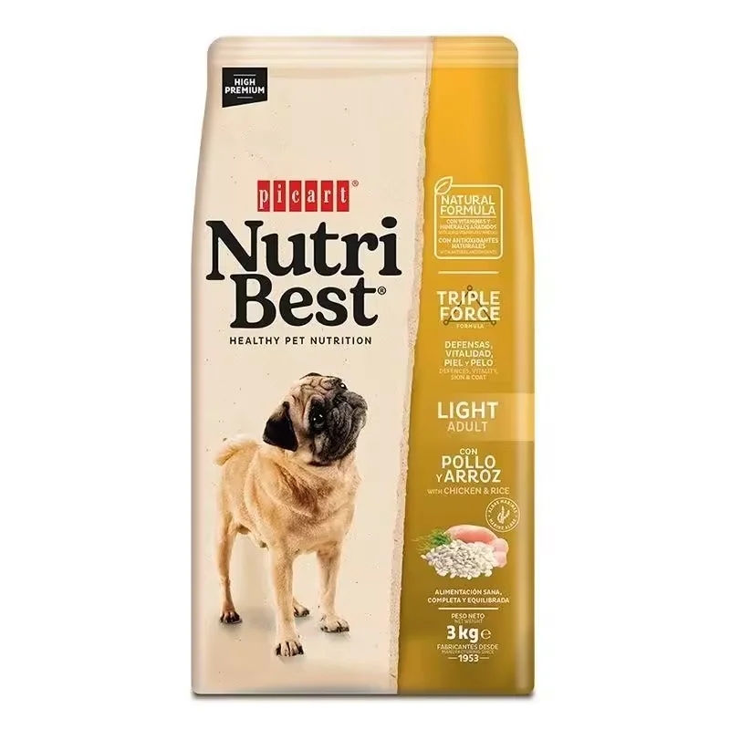 Picart Nutribest Light Pollo & Arroz 15 Kg