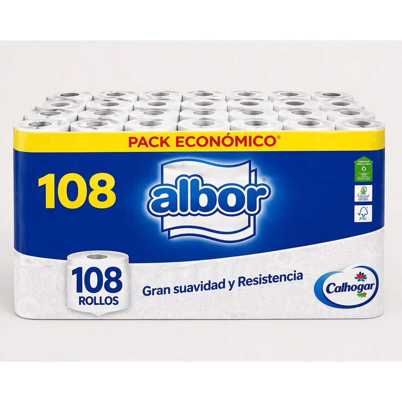 Colhogar Higiénico Albor 108 Rollos – Suave y Resistente