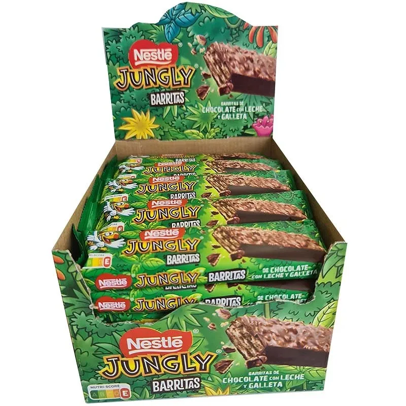 Nestlé Jungly Barritas 30 Gr. - Caja de 30 Unidades