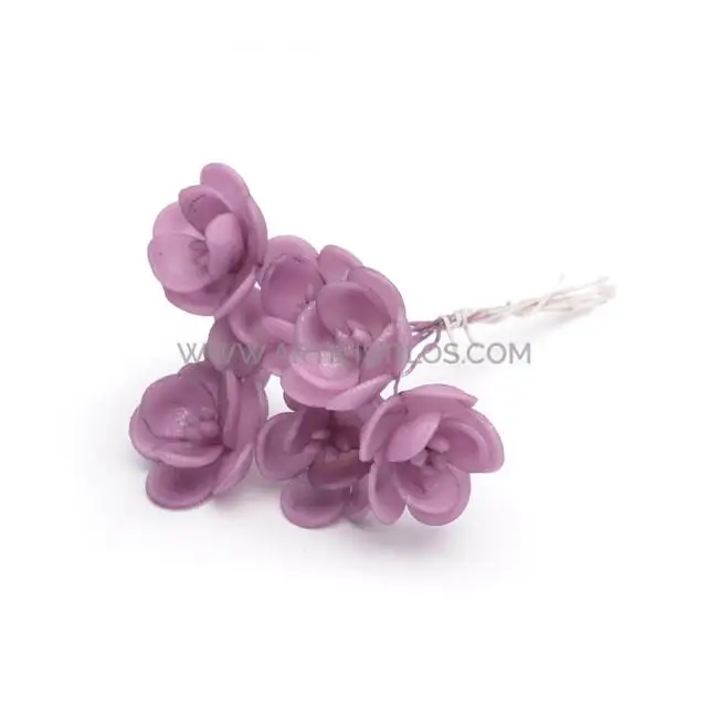Flor de Porcelana Fría 1.9 Cm Decoración Coronitas Tiaras Pamelas Sombreros