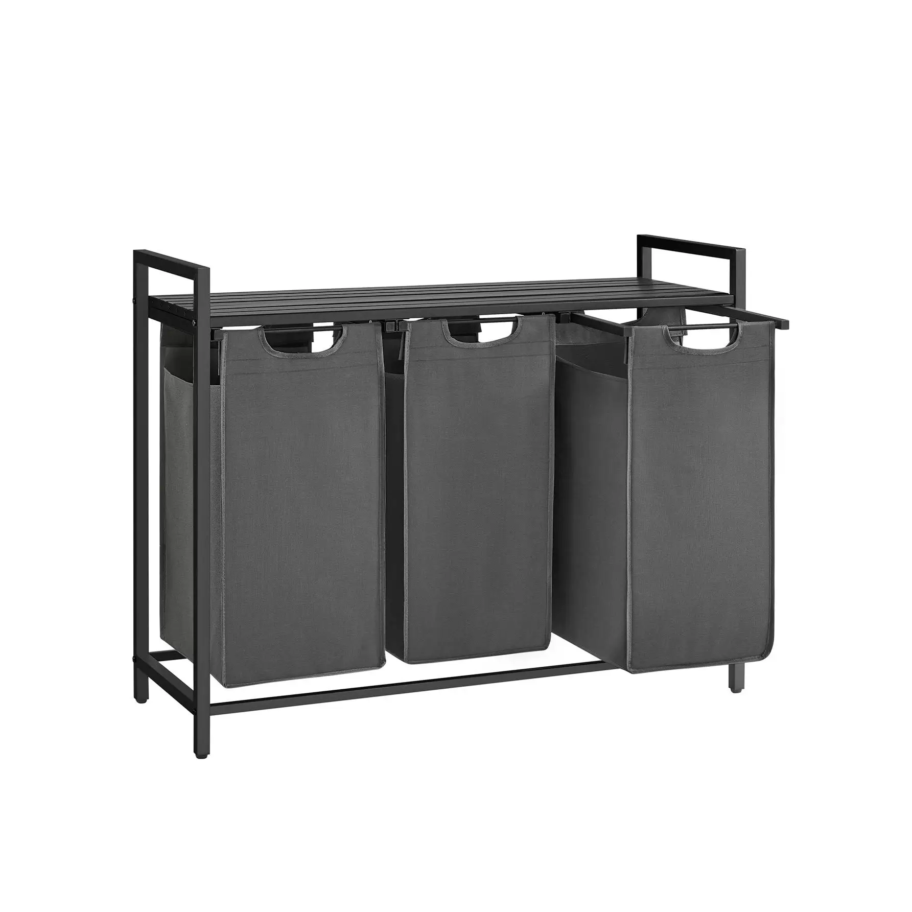 Cesto para ropa sucia VASAGLE | 3 bolsas, 3x38 L, 92, 5x33x72 cm 🧺