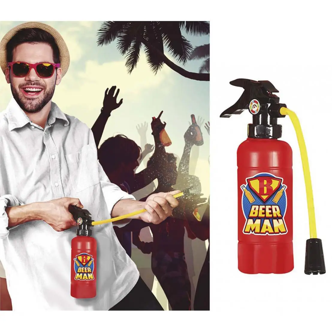 Guirca Extintor de Bebida Beer Man Pequeño