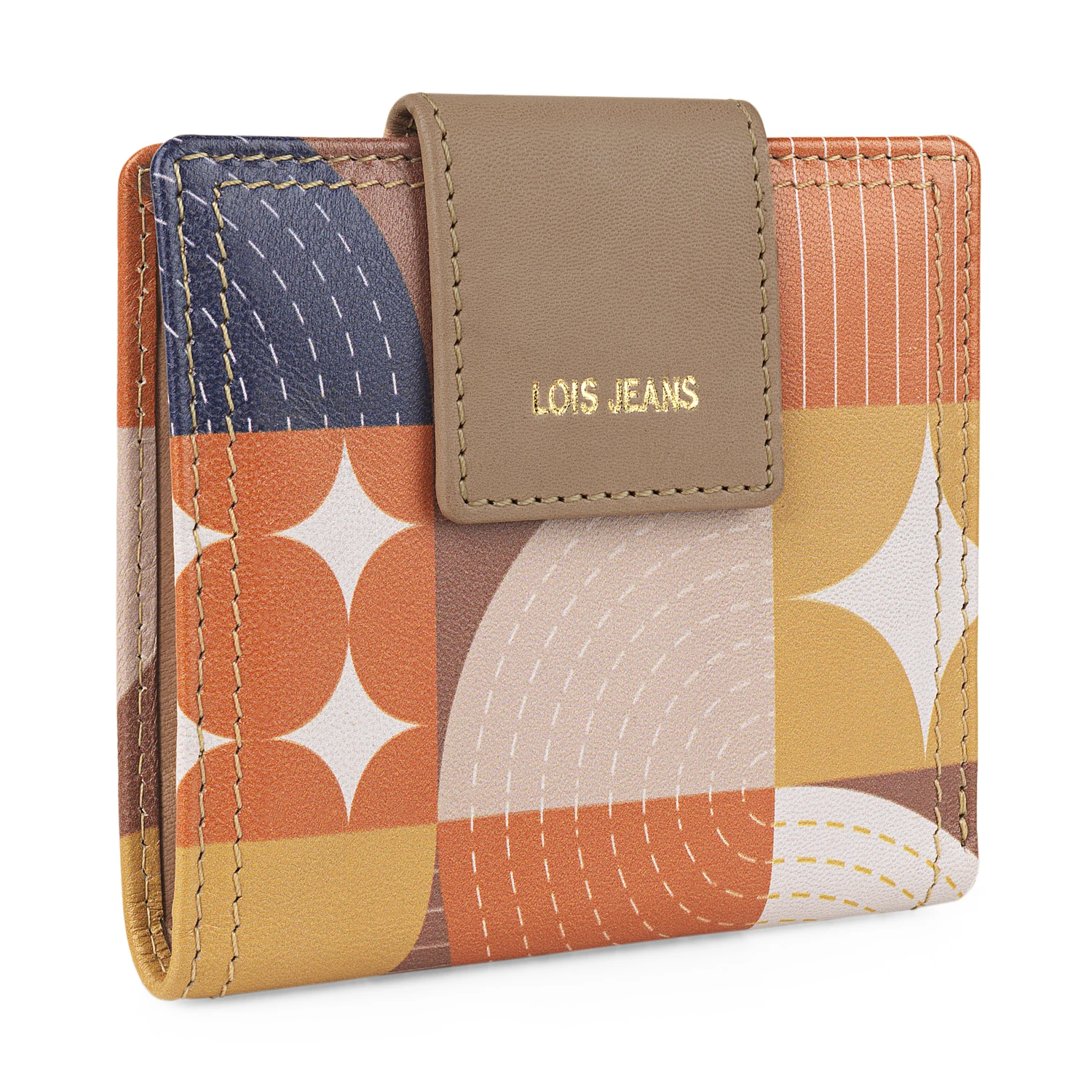 Lois - Carteras De Mujer Piel De Marca LOIS - Monedero Mujer Piel Genuina - Cartera Mujer De Moda Vintage Con Protección RFID 206252