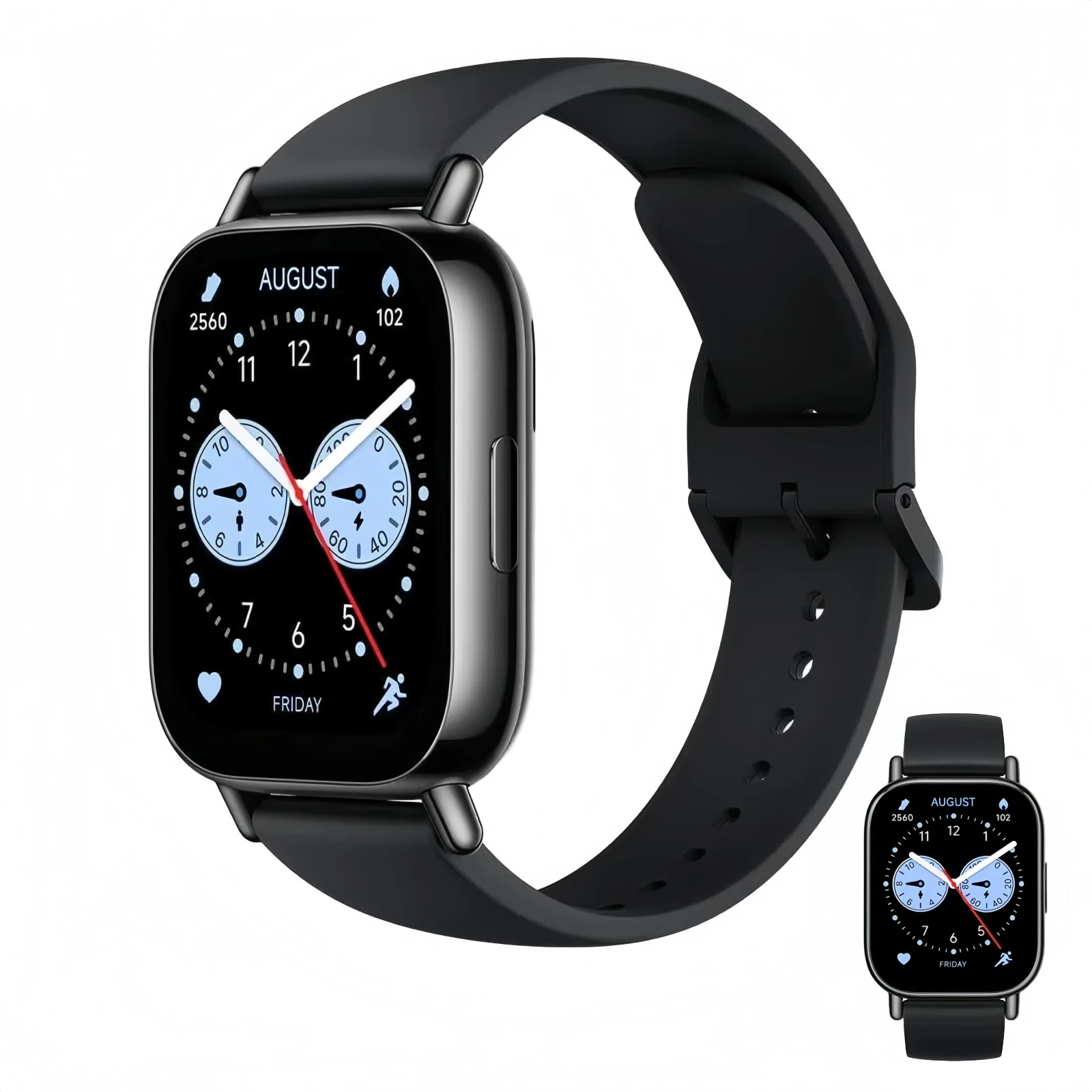 XIAOMI Redmi Watch 5 Lite Smartwatch - AMOLED Display 1.96", Bluetooth Calls, Heart Rate Monitor, 150 Sports Modes, 18 Days Battery Life, Compatible with Android.