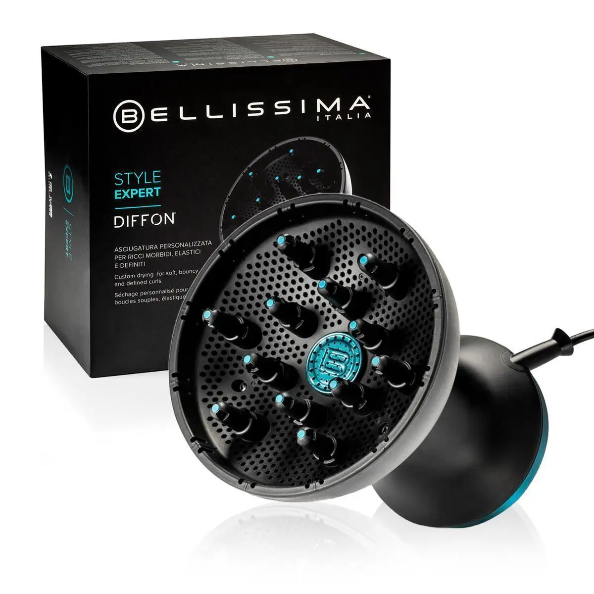 Bellissima Diffon Style Expert XL hot air diffuser for curl ceramic technology and argan oil, 2 speeds, 3 temperatures