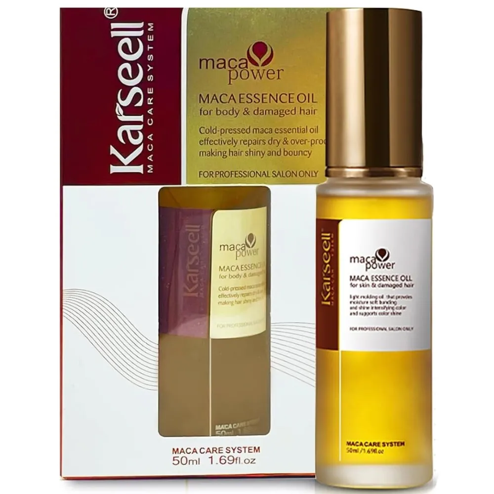 KARSEELL-Moroccan argan oil capillary serum-hair oil-deep repair-collagen-dry and damaged hair-50 ml.