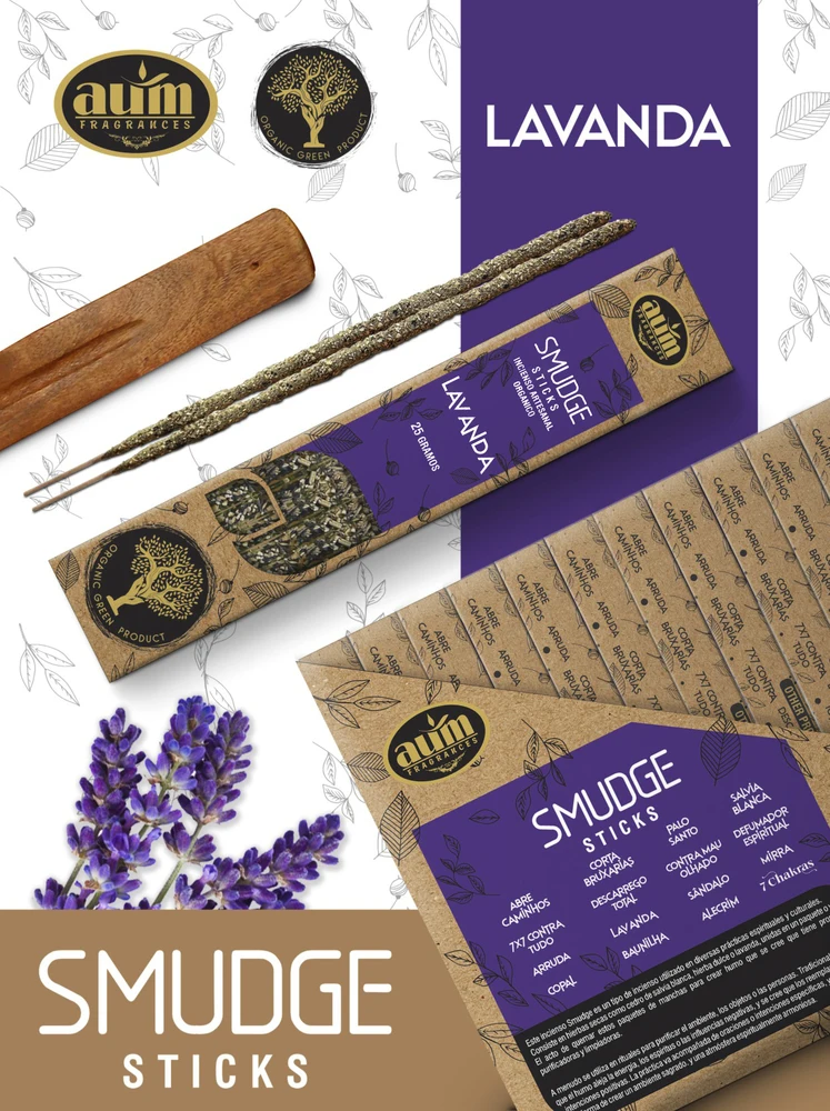 Aum organic incense 3/6/12 boxes of 25g, handmade in india with natural ingredients, no toxic products, organic, organic artisanal incense, organic smudge sticks, palo santo, sandalwood, cinnamon, white sage, rue, vanilla, lavender, rosemary