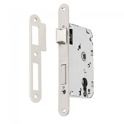 EMB.TESA 2010pr 60HN S/D-47 cylinder lock, E-60, C/round, no bulb, Nickel