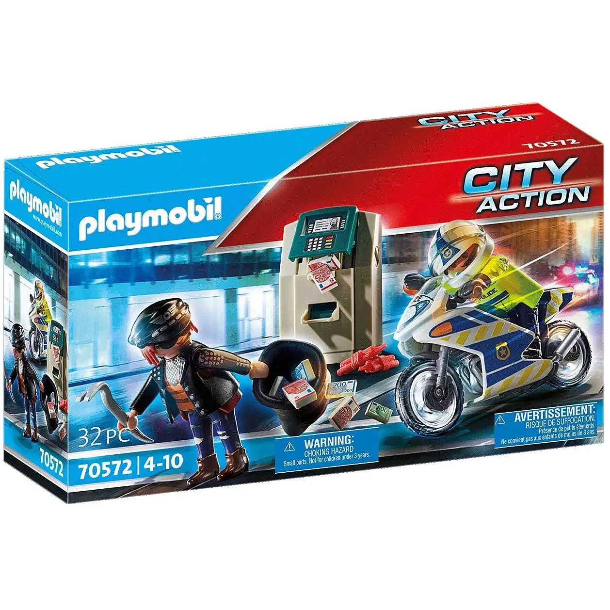 PLAYMOBIL, MOTO DE POLICÍA 70572, TIENDA CON LICENCIA OFICIAL